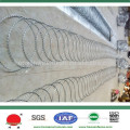 A big discount low price galvanized razor barbed wire fencing